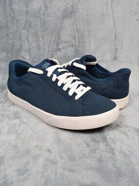 Kizik Irvine Tidepool Blue hands-free slip-on Canvas Sneakers Women Size 9